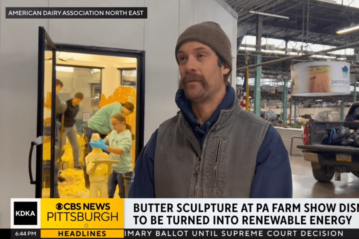 PA Farm Show Butter Sculpture Recycling Shows Positive Impact Dairy Farmers Have on Planet