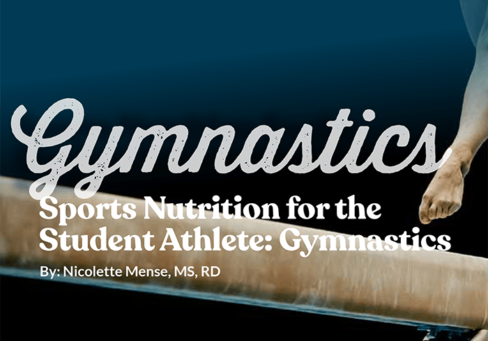 Sports Nutrition for Gymnastics graphic